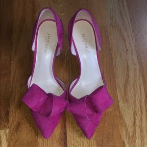 Nine West Pumps. Fuchsia color.